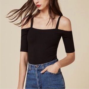 Reformation bodysuit in black